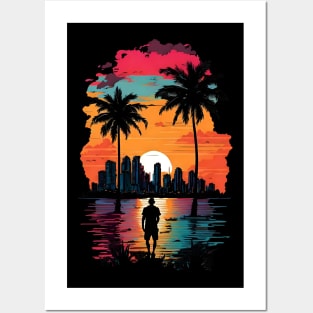 miami city Posters and Art